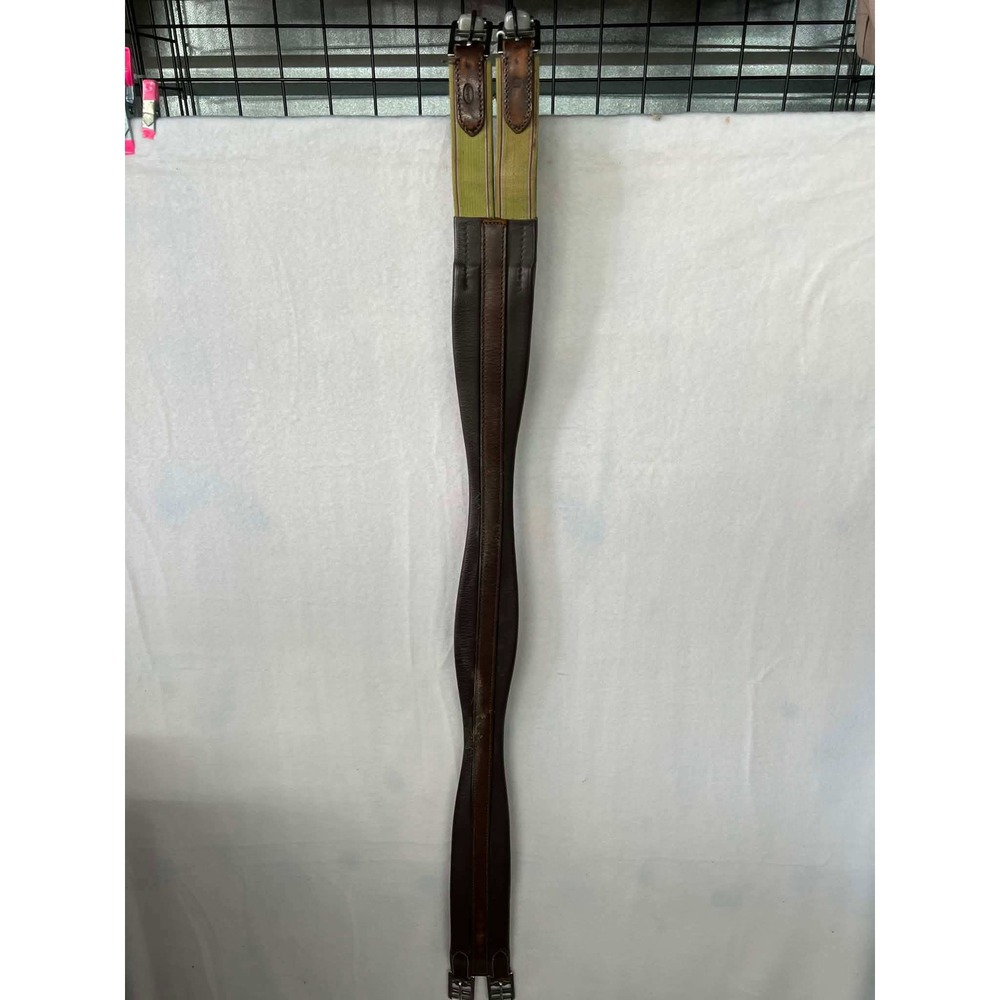 Ritequest Brown Leather English Girth with Elastic Size 48 Equestrian Tack